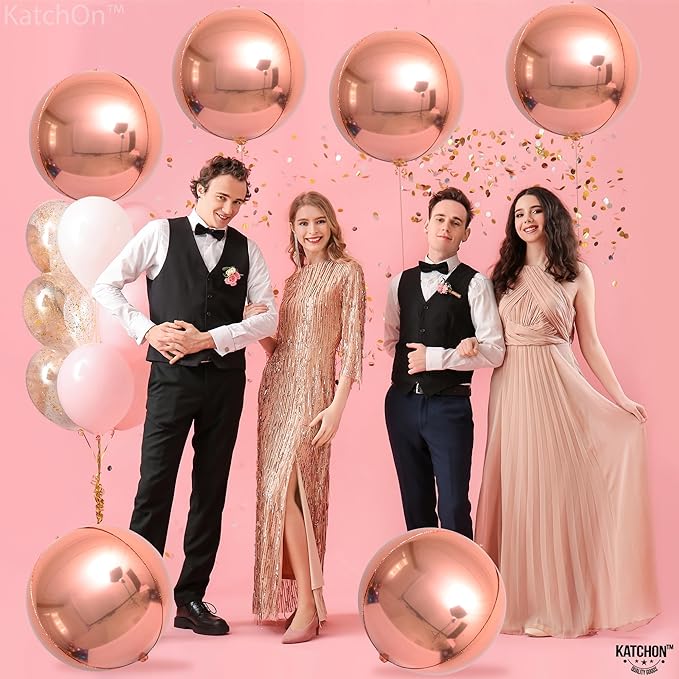 KatchOn, Giant Rose Gold Balloons - Image 8