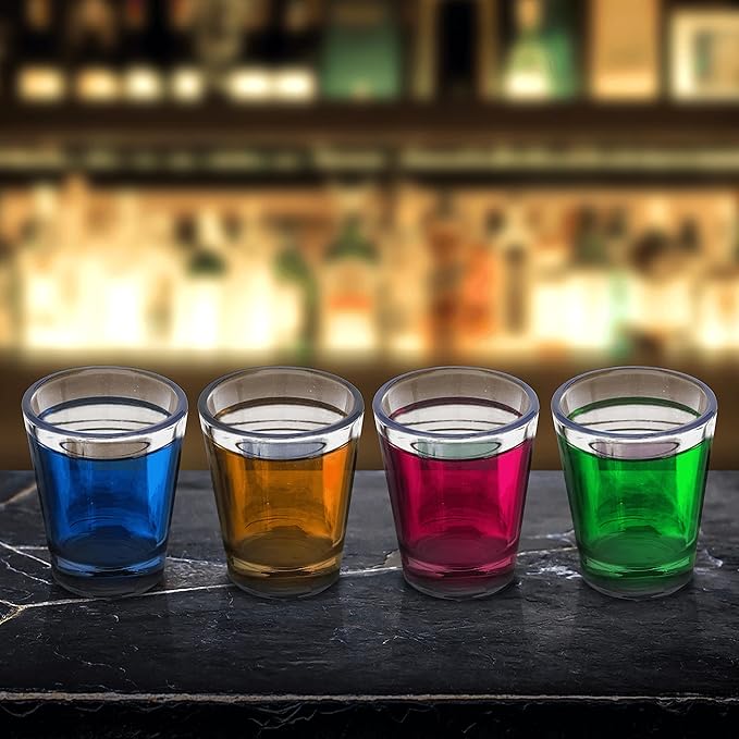 DISCOUNT PROMOS Shot Glasses Set 1.75 oz. Set of 10 Bulk Pack, Wedding Favor - Image 7