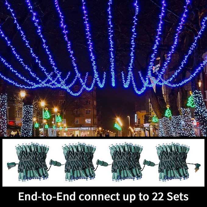 100 Count Blue - String Lights - 21.6FT LED Christmas Lights, Mini led Lights - Image 4