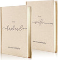 Wedding Vow Books His and Hers- Hard Cover Vow Books by COMFIT