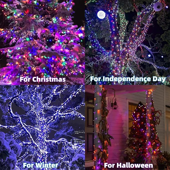 LJLNION 98.5ft Christmas Lights Color Changing - Image 5