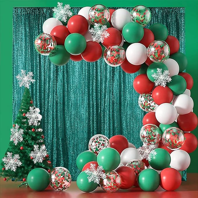 Hahuho Hunter Sequin Backdrop Curtain, Party Decoration（4 Panels, 2FT x 8FT - Image 6