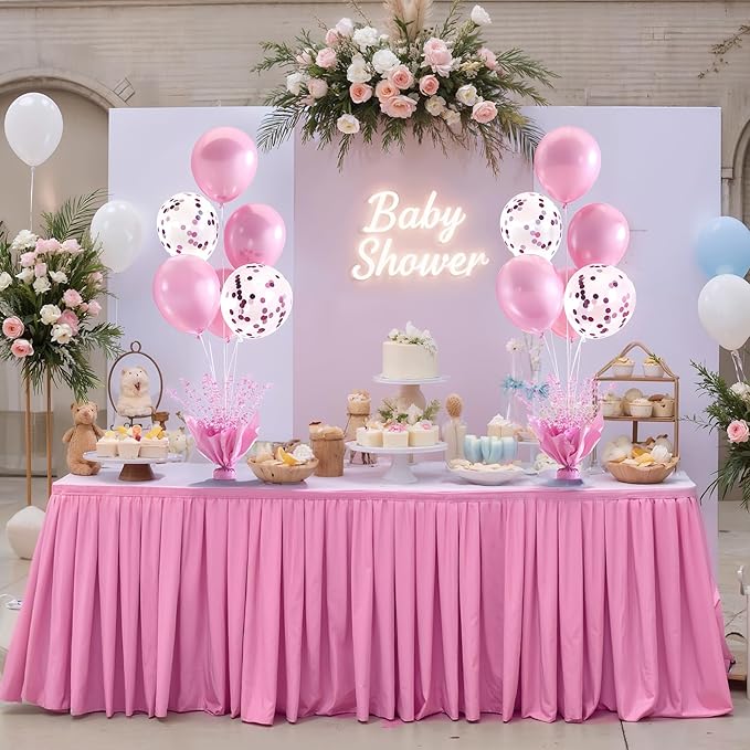 6 Set Pink Balloon Table Centerpieces - Image 7
