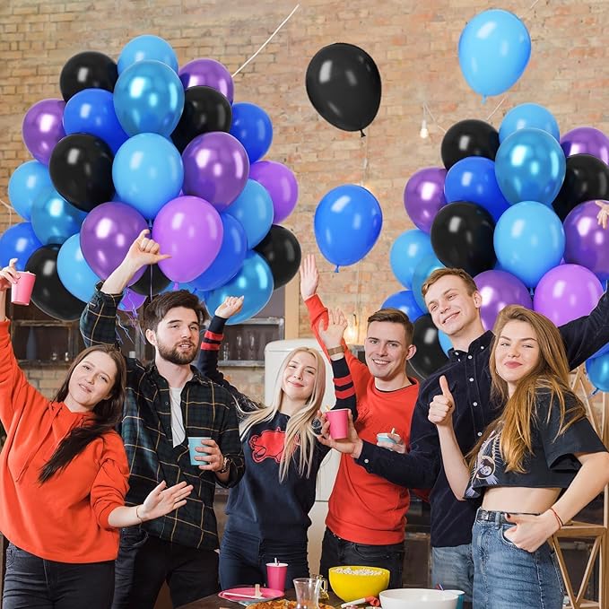 Paready Purple Blue Balloons Set - Image 8