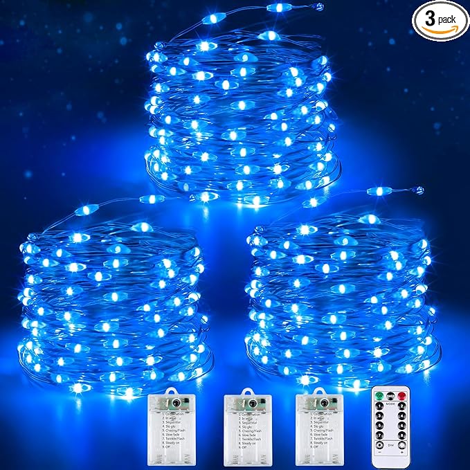 3 Pack Fairy Lights Battery Operated by Halloween