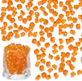 LAIDANLA 500PCS Orange Acrylic Gems Vase Fillers Plastic Diamonds Orange Fake by LAIDANLA