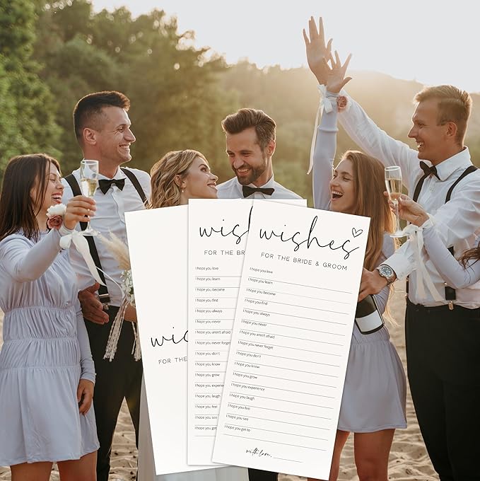 Bridal Shower Games, Wishes for The Newlyweds, Wedding Shower Games for Guests - Image 6
