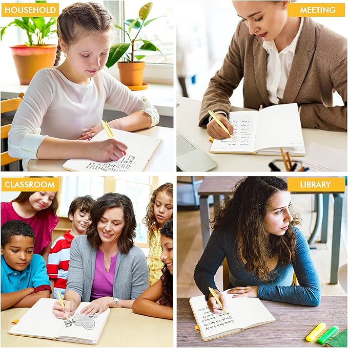 feela 24 Pack Journal Notebook for Work, Business Notebook Bulk Hardcover Lined - Image 7
