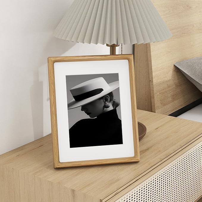 8.5x11 Picture Frame USA-Sourced Natural White Oak Wood Solid Original Wood - Image 4