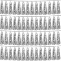 4P Silver Foil Fringe Metallic Tassel Streamers Banner Tassel Garland by HYSILLA