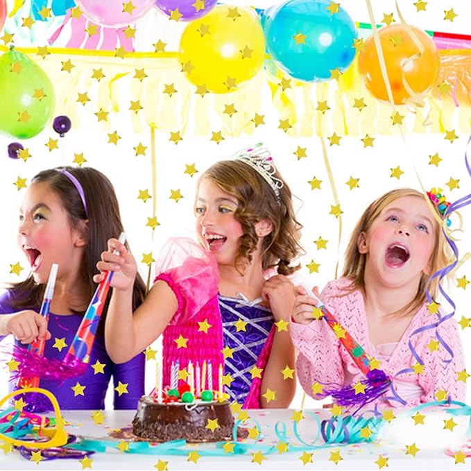 Confetti Star Glitter Sequins Table Confetti Metallic Foil Star - Image 4