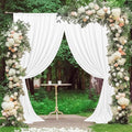 MEETSKY White Backdrop Curtains by MEETSKY