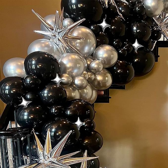 6 Pcs Explosion Star Foil Balloons- 12 Point Star Balloons - Image 5