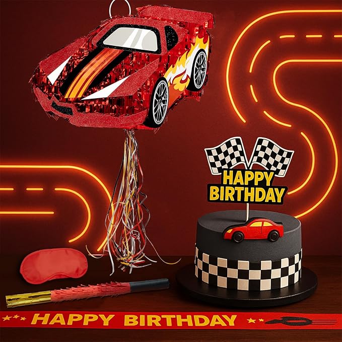 WERNNSAI Race Car Piñata - Image 2