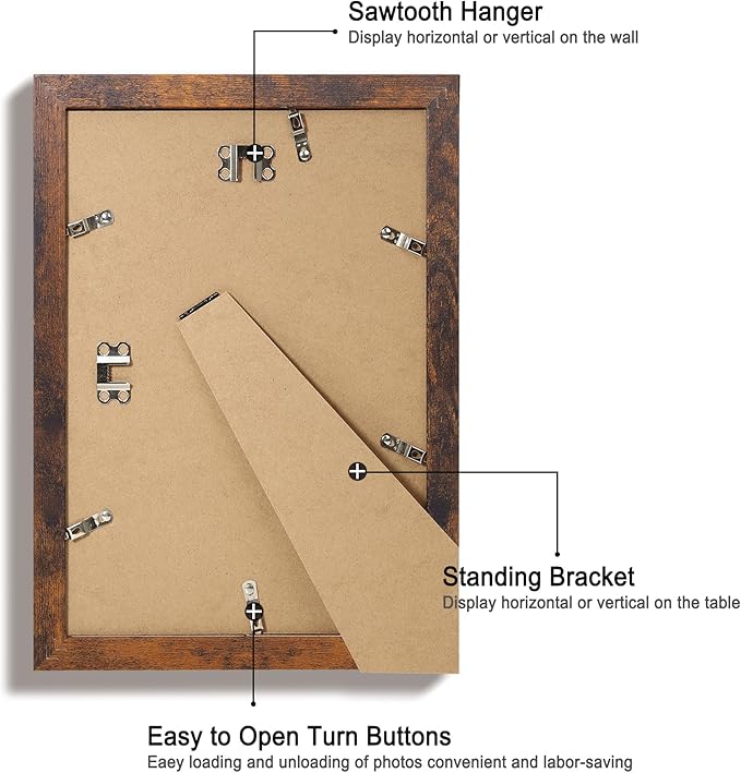8x12 Picture Frame Set of 4 - Image 5