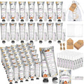 50 Sets 200 Pcs Baby Shower Hand Lotion and Lip Balm Gift Theme Baby Shower by Dimsile