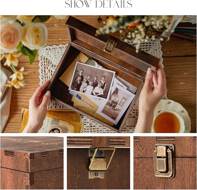 AW BRIDAL Personalized Wedding Keepsake Box - Image 3