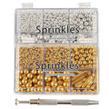 Kasvan Gold and Silver Sugar Sprinkles by KASVAN