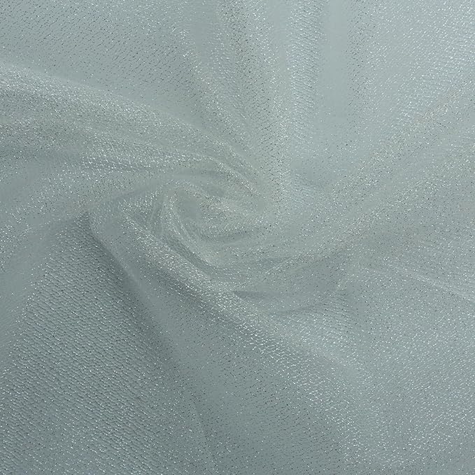Glitter Tulle Fabric 56 Inch by 5.5 Yards Fabric Tulle Bolt by Unknown