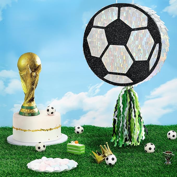 WERNNSAI Soccer Ball Piñata-Soccer Party decoration Piñata - Image 2