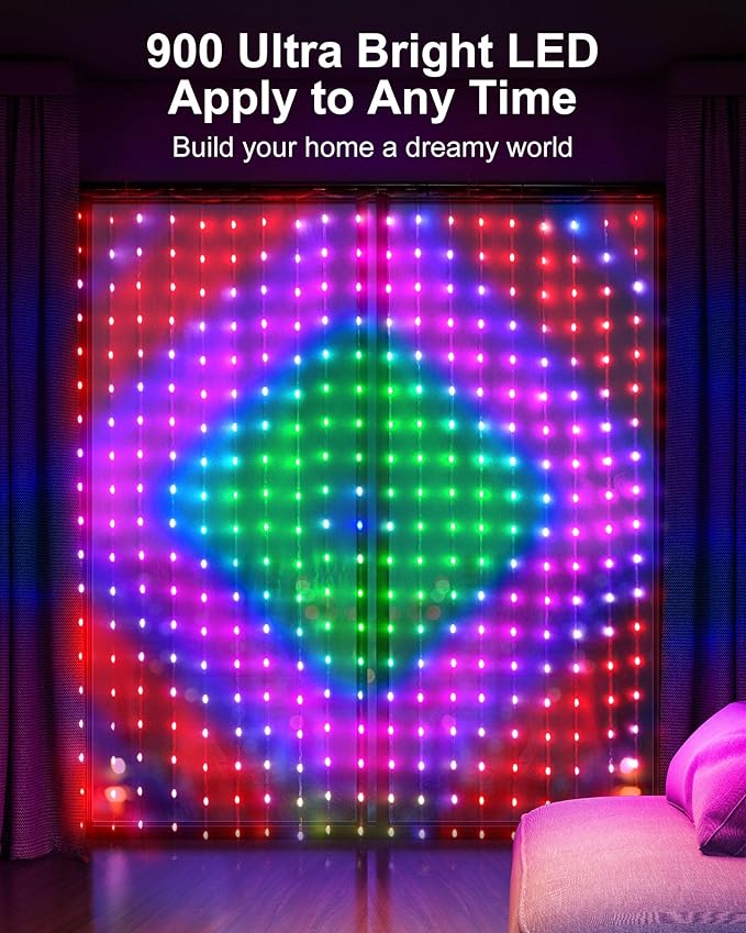 Brightown Smart Curtain String Lights App Controlled - Image 8
