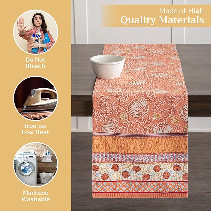 Maison d' Hermine Table Runner 100% Cotton Double Layer Table Runners 72 inches - Image 3