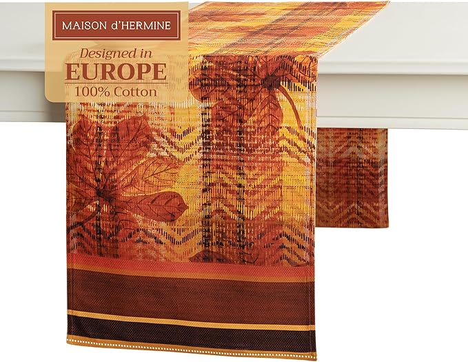 Maison d' Hermine Table Runner 100% Cotton Double Layer Table Runners 108 by MaisondHermine