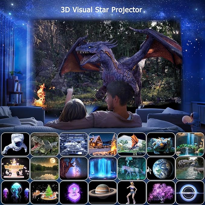 3D Galaxy Projector Night Light Projector - Image 3