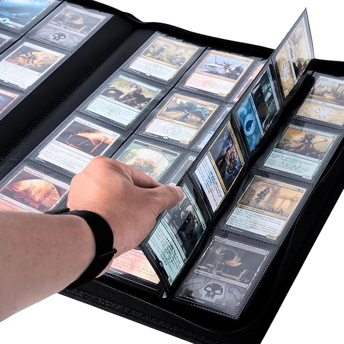 1408+ Pockets Trading Card Binder, 16-Pocket Card Ablum Compatible - Image 4