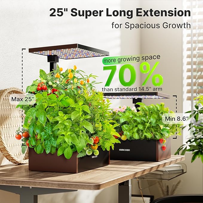 SUNCOZE Hydroponics Growing System Kit 20 Pods, Indoor Herb Garden - Image 3