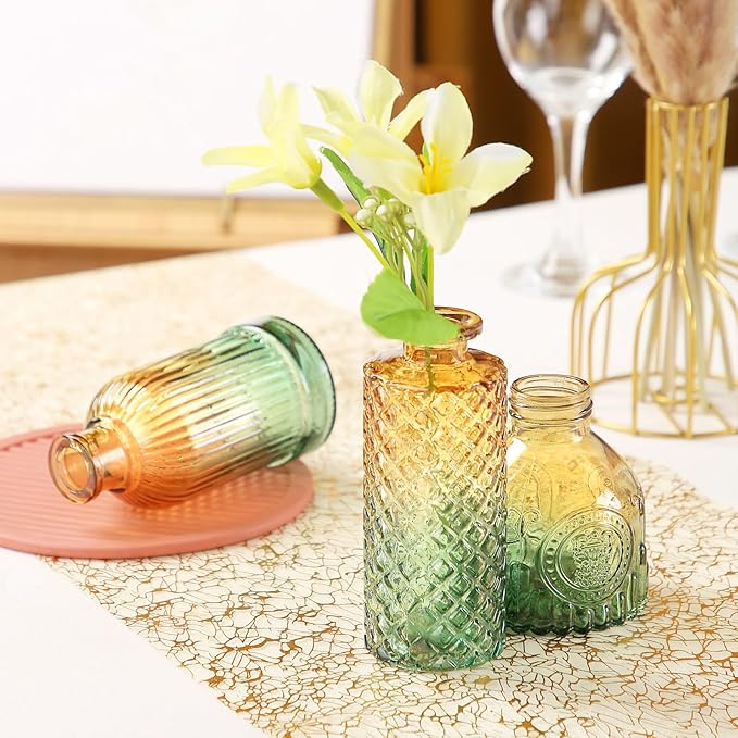 Glass Bud Vases in Bulk Set of 30 Pcs, Small Glass Vases - Image 5