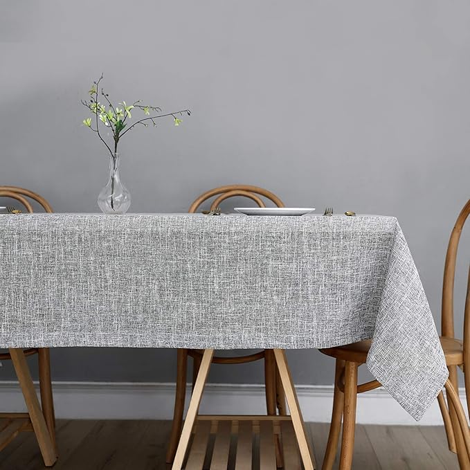 maxmill Flaxy Faux Linen Table Cloth - Image 3