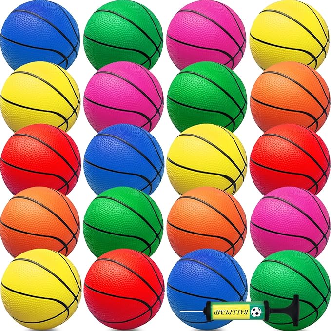 42Pcs 6" Mini Basketball Set, PVC Small Basketballs - Image 9