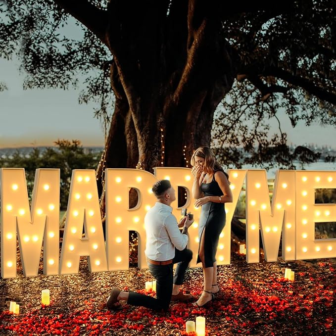 imprsv Marquee Light Up Letters, 4FT Mosaic Letters - Image 7