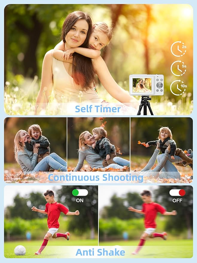 Digital Camera for Kids and Starters, FHD 1080P Point and Shoot Camera - Image 5