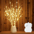 Fudios Lighted Birch Branches 18IN 70 White Willow LED by Fudios