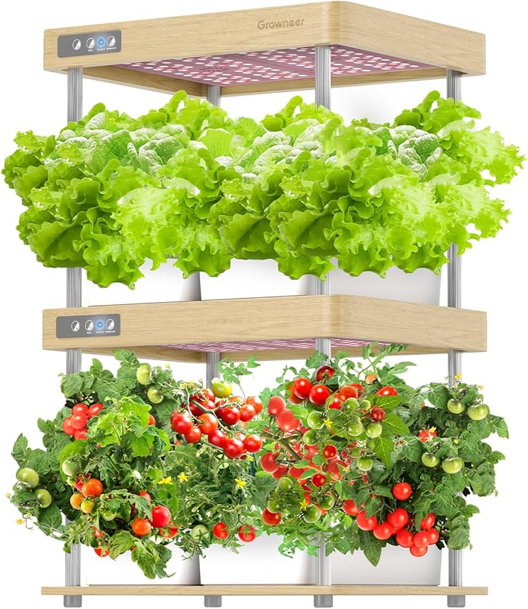 GROWNEER HydroEasy1.0 Hydroponics Growing System Kit, Beginner-Friendly Indoor by GROWNEER