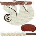 Sloth Pinatas Bundle with a Blindfold and Bat, Farm Animal Theme Parties by Birchio