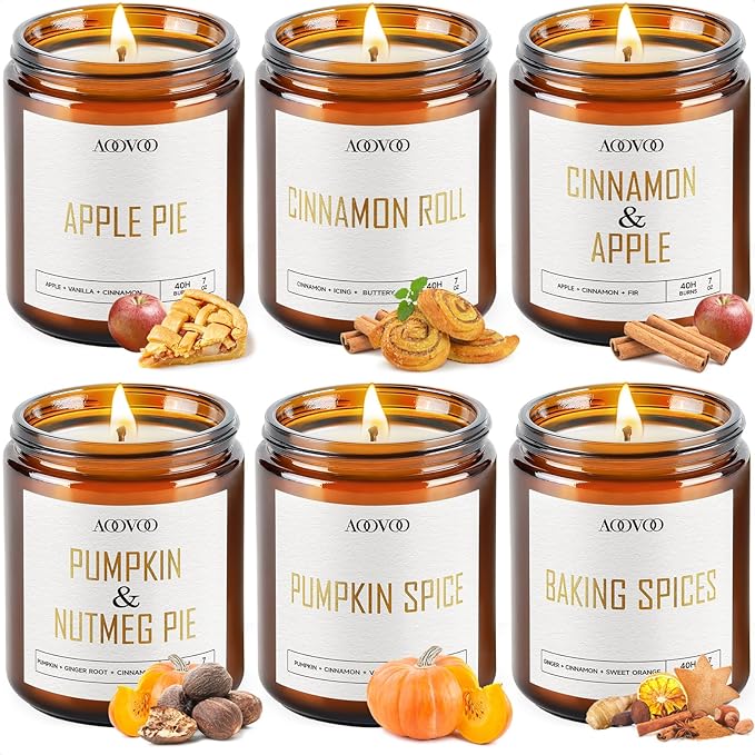 AOOVOO Fall Candles by AOOVOO