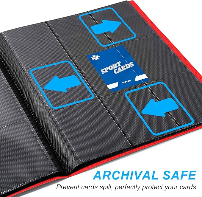 Trading Card Binder 9 Pocket, 360 Pockets Collectible Trading Card Album - Image 3