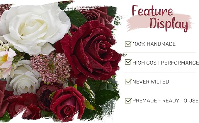 Wedding Arch Flowers with Drapes Kit - Image 4
