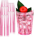 Minatee 100 Count Plastic Cups Disposable Fancy Cups Heavy Duty Wine Cocktail by Minatee