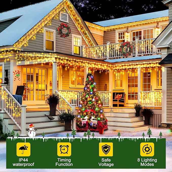 KNONEW 99ft 960 LED Christmas Lights Outdoor Decorations - Image 6
