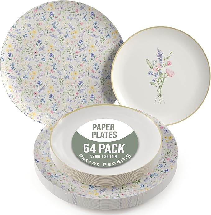 Trendables Heavy Duty Paper Plates Set by Trendables