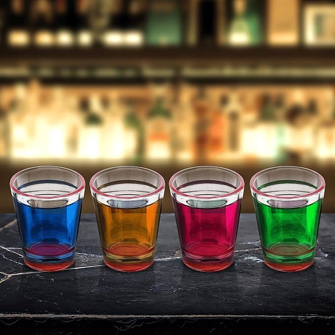 DISCOUNT PROMOS Shot Glasses Set 1.75 oz. Set of 10 Bulk Pack, Wedding Favor - Image 7
