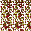 8Pcs 63Ft Burgundy Rose Garland, Fake Rose Hanging Flowers, Artificial Flower by Tisspoms