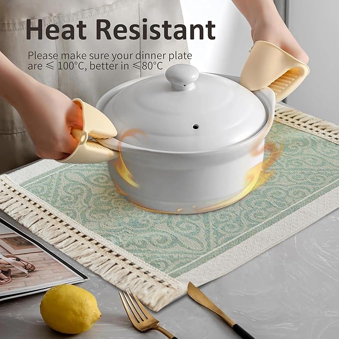 Placemats Set of 4, Waterproof Placemat - Image 2