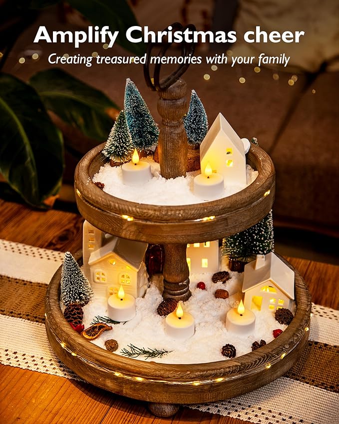 Homemory Rechargeable Tea Lights Flameless Candles - Image 8