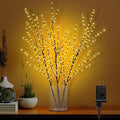 33in Lighted Branches with 180 LED Lights, Twinkling Light Up Tree with Timer by CAMANTU