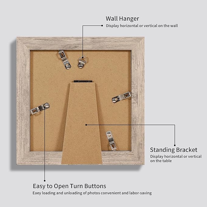 6x6 Picture Frame Set of 4 - Image 5